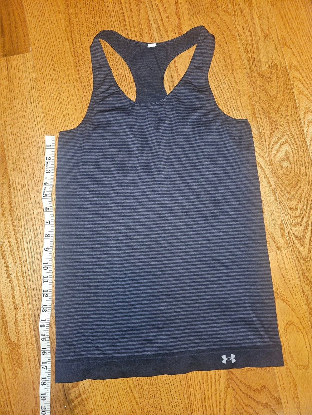 Under Armour Navy Striped Racerback Tank